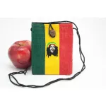 Rsta products, natural fiber bags, put a passport, neck, Bob Marley 3 × 5 inches