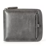 Men's Luxury Se Wlet Holder F Leather Men Zier Vintage Pu Solid Square Credit Card Jn Pocet Uomo Porte Cn Money