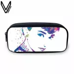 Veevanv Ca Cosmetic Bags for Women Audrey Hepburn Prints Case Holder Cute Star Ss IDS WLETS SOL CASE for Study