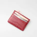 TTAN New Crocodile Pattern ID Card Holder for Women Genuine Leather Wlet Customized Name Credit ID Card Wlet