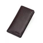 100% Genuine Cowhide Leather WLET MEN LUXURY CORD HOLDER SE Man Quity Business Card ME SES