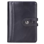 100% Genuine Leather RFID VINTAGE MEN's WLET OORT WLETS with CN Poice SML Zier Me SE Card Holders