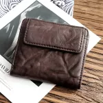 Genuine Leather Wlet For Men Vintage Cowhide Handmade Ort Slim Bifold Wlet Cn Se Card Holder Money Bag Me Carte