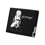 Darg in the Franxx Anime Money Bag Zero Two Pu Leahter Ort Wlet Se Cartoon ID Card Holder Students Carte