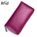 Genuine Leather Organization SE WLET PASSPORT CASE RFID T Multi-Slots Large Capacity Card Holder