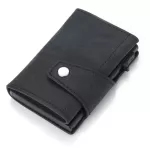 Dienqi New Thin Genuine Leather Men's Wlet Rfid Business Id Card Holder Mini Hasp Slim Bifold Wlet Me Magic Wlet Wt