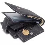 Lat Men Leather Business Wlet Card Holder Slim Se Money Bag Wlet Genuine Leather Ort Wlet Portefeuille Homme