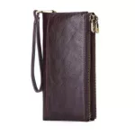 Double Zier WLETS MEN DOLLAR PRICE ME CLUTH HI QUITH L Wax Genuine Leather Wlet Card Holder SE Handy Bag