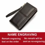 Men Wlets Name Engra 100% Genuine Leather Clip Ca Me Ss Vintage Hi Quity Classic Men Wlet
