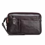 Men Genuine Leather Clutch Bags Business Cowhide Wlets N Mobile Phone Case Se Pouch Me Zier Handy Bag
