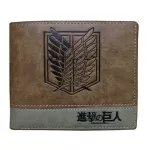 Anime Attac on Titan Wlets Men Women SMEN SES PU Leather Thin Wlet Credit Card Holders Scoutine Legion CN SE