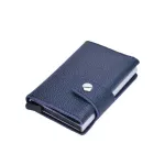 Bisi Goro RFID Mini Thin Pocet Women Card Wlet L Genuine Leather Wlet Card Case Money Bag Mini Smart Card Holder