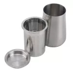3 In 1 Powder Stainless Steel Coffee Cocoa Flour Dusoof Flour Filter Cup Coffee Grinder Accessory Necessity Diy Tool