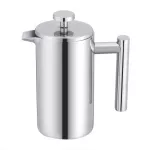 350ml High Quality Double Wall Stainless Steel Coffee Maker French Press Tea Pot Filter French Coffee Pot