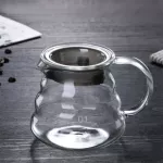 High Borosilicate Glass Coffee Dripper and Pot Set Japanese V60 Glass Coffee Filter Coffee Filters Home Coffee Maker