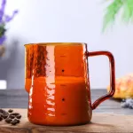 High Borosilicate Heat-Resistant Glass Coffee Cup for Drinking Milk Tea Fruice Coffee Latte Espresso