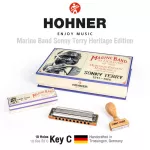 Hohner® Marine Band Sonny Terry Heritage Edition ฮาร์โมนิก้า 10 ช่อง คีย์ C - เมาท์ออแกน Harmonica Key C ** Limited Edit