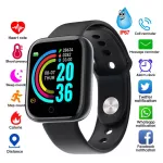 【Free delivery】 Smart Y68 Clock Tower Bluetooth Sports S Mart W ATCH Men for iPhone Xiaomi Follow the exercise H Eart Rate Monitor Women