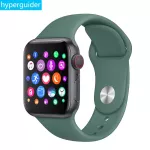 hyperguider Smart Watch Fitness Tracker การโทรและเพลงบลูทู ธ คุณภาพเสียงที่สมบูรณ์แบบกระจกนิรภัยโค้ง 3 มิติรองรับโทรศัพท์ Siri
