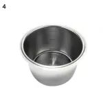 51mm Stainless Steel Coffee Machine Filter Cup Bowl Non Pressurized Filter Basket for Delonghi EC7 EC9 Kitchen Accessories