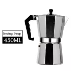 Coffee Maker Aluminum Mocha Espresso Percolator Pot Coffee Maker Moka Pot 1cup/3cup/6cup/9cup/12cup Stove Coffee Maker