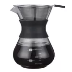 200/400ml Resistant Coffee Pot Borosilicate Glass Pour-Over Coffee Pots High Temperature Resistant Glass Coffee Maker Coffeeware