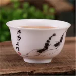 4pcs/lot Mini Cup 20ml China Porcelain Tea Cup Floral Pattern In-Glaze Decoration Chinese Cup Of Tea Small Size Kungfu Cups Rose