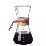 Coffee Pot Glass Jar for Maker Drip Coffee Pot with Steel Filter Espresso Drip Coffee Tools Barista