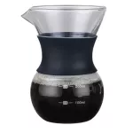 Pour Over Coffee Maker With Borosilicate Glass Manual Dripper Brewer Dtt88