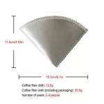 Reusable Pour Over Coffee Filter Stainless Steel Paperless Coffee Filter Cone/Trapezoid Dripper for Chemex