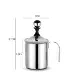 Creative Stainless Steel Milk FROTHER PUMP COFFEE MIXER MILK FOMER Home Cappuccino Latte Delicate Foam Diy Tools
