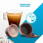 Reusable Dolce Gusto Coffee Capsule 3rd Plastic Refillable Compatible Dolce Gusto Nescafe Coffee Machine