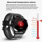 V1 สมาร์ทวอทช์ 1.3 นิ้ว Heart Rate Sleep Monitor เครื่องติดตามการออกกำลังกายกันน้ำการวัดอุณหภูมิร่างกาย Smartwatch สำหรับ Android IOS