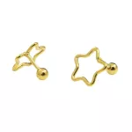 Stainless Steel Star Bar Ear Tragus Cartilage Helix Stud Earrings Body Piercing