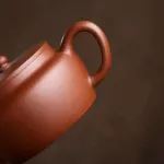 150cc Chinese Yixing Teapot Handmade Shengsha ZhuNi Clay Sangbian Small Teapot with ball filter