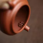 150cc Chinese Yixing Teapot Handmade Shengsha ZhuNi Clay Sangbian Small Teapot with ball filter