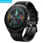 Hyperguider Smart Watch พร้อมเครื่องเล่น MP3 รองรับ 8GB เชื่อมต่อหูฟังไร้สาย Bluetooth โทร Push Message Fitness Tracker MT3