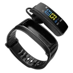 BECAO Y3PLUS Smart Color bracelet, Bluetooth, listen to music and accept the count of two in one