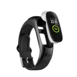 Becao  V08Pro สร้อยข้อมือสมาร์ทโทร dual-mode Bluetooth 5.0 อัตราการเต้นหัวใจกีฬาการนอนหลับชุดหูฟังเพลงนาฬิกาคอมโบ