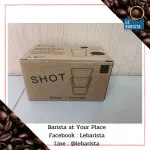 แก้ว Shot BCnmviku แพ็คคู่ อย่างหนา 2 ใบ 2 oz 60ml