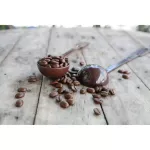 ช้อนตวงพลาสติกสีน้ำตาล 10 กรัม