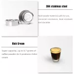 Capsulone Metal Stainless Steel Refillable Reusable Capsule Pod Fit Illy Coffee Machine