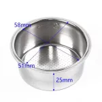 Coffee Filter Cup 51mm Non Pressurized Basket For Breville Delonghi Filter Krups Coffee Products Kitchen Accessories