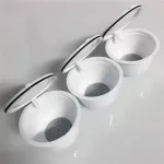 3pcs/pack White Refillable Dolce Gusto Coffee Capsule Nescafe Reusable Capsules Refill Gusto Reuse Pods Brewers Coffee Cup