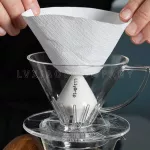 Lilydrip Coffee V60 Filter Cup Speed Up Brewing And Holding Brewing Temperature Improve Extraction Rate