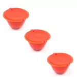 3pcs/pack White Refillable Dolce Gusto Coffee Capsule Nescafe Reusable Capsules Refill Gusto Reuse Pods Brewers Coffee Cup