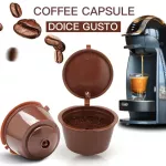 1/3/4/5pcs Capsule Nestle Dolce Gusto Capsule Nespresso Refillable Capsule Coffee Filter Reusable Cafe Tool Fast Delivery