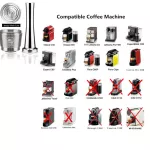 Refillable Coffee Capsules For K-Fee Tchibo/ Dolce Gusto Lumio / L'or Barista Machine Reusable Coffee Pod