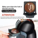 1/3/4/5pcs Capsule Nestle Dolce Gusto Capsule Nespresso Refillable Capsule Coffee Filter Reusable Cafe Tool Fast Delivery