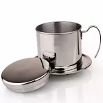 Stainless Steel Vietnamese Coffee Filter Cup Drip Maker Pot With Handle